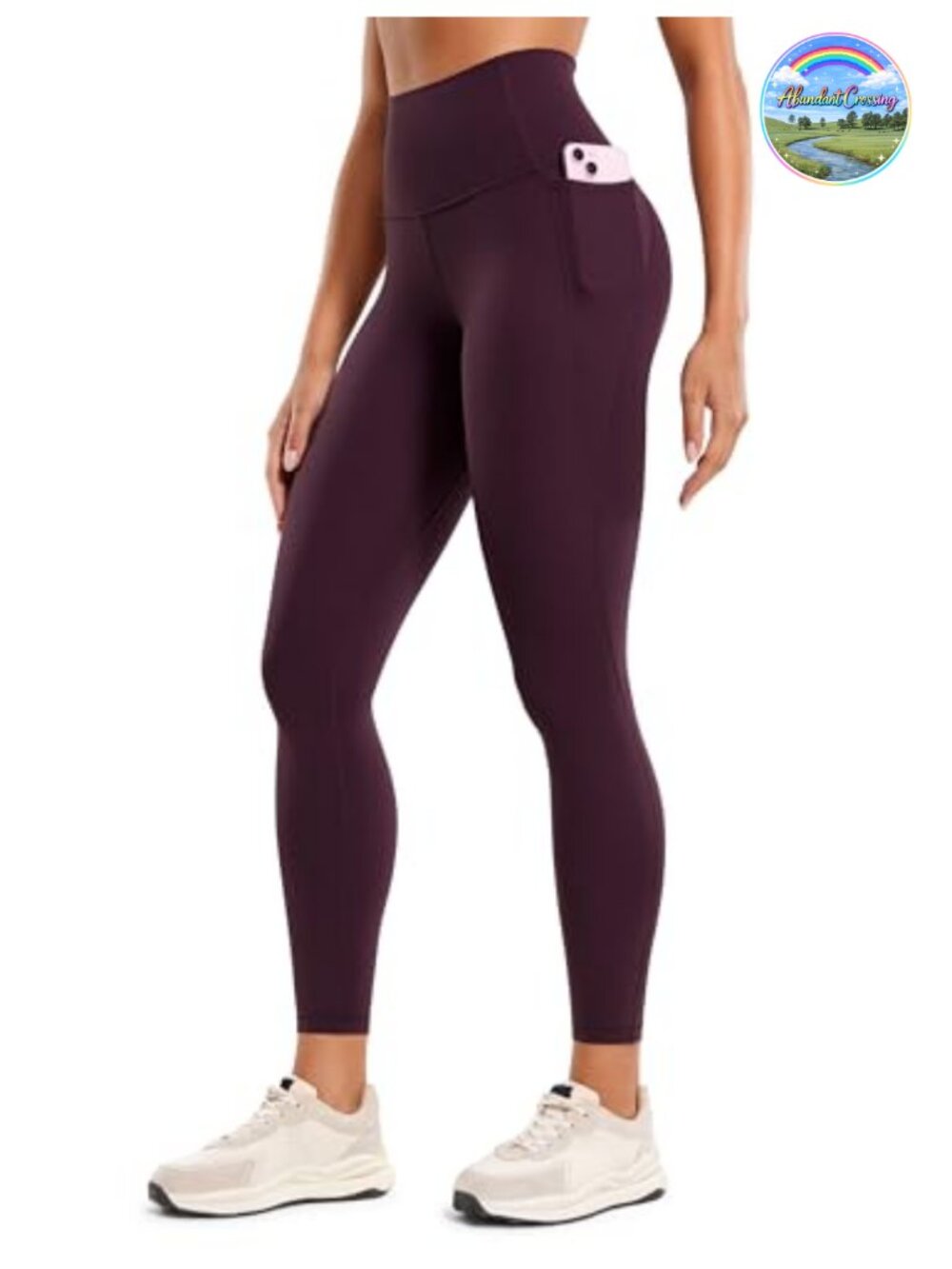 High Rise Butterluxe 7/8 Leggings with Pockets Soft Stretchy Yoga Workout